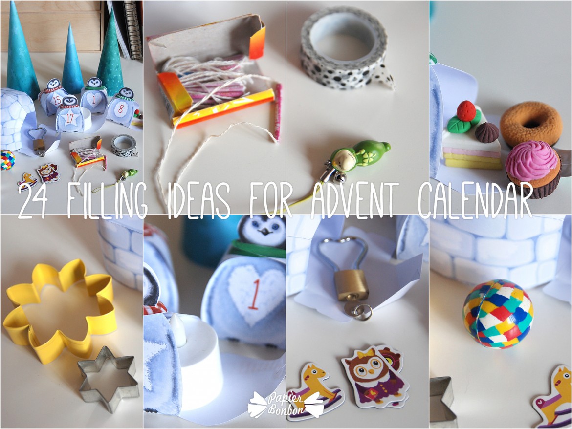 24 filling ideas for advent calendars part 2 Papier Bonbon