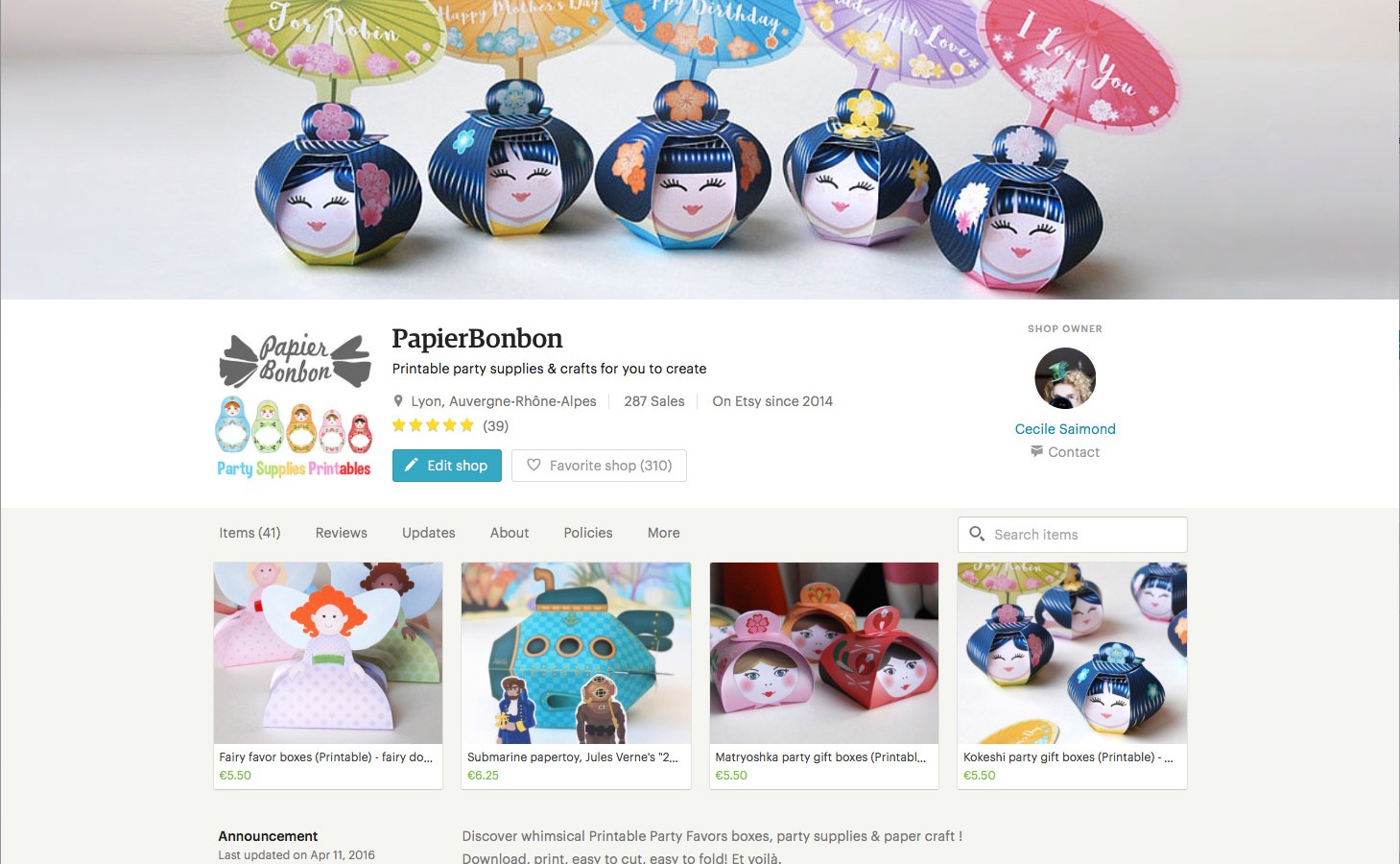My printables Retail outlet upon Etsy - Papier Bonbon photo about Etsy Printables known as My printables Retail outlet upon Etsy - Papier Bonbon