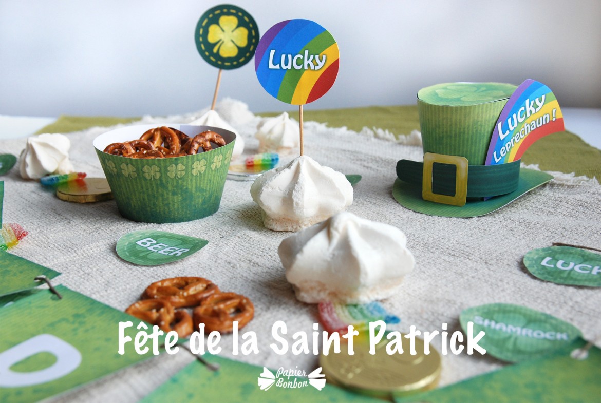 Printables gratuits fête de la Saint Patrick