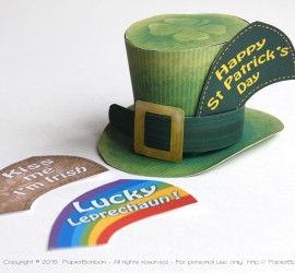 St Patrick's Day - mini top hat