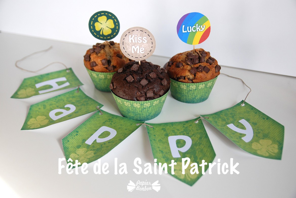 Concours Fête de la St Patrick - caissette gâteaux