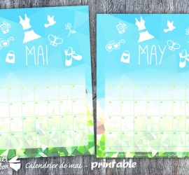 Calendrier de Mai 2015 à télécharger