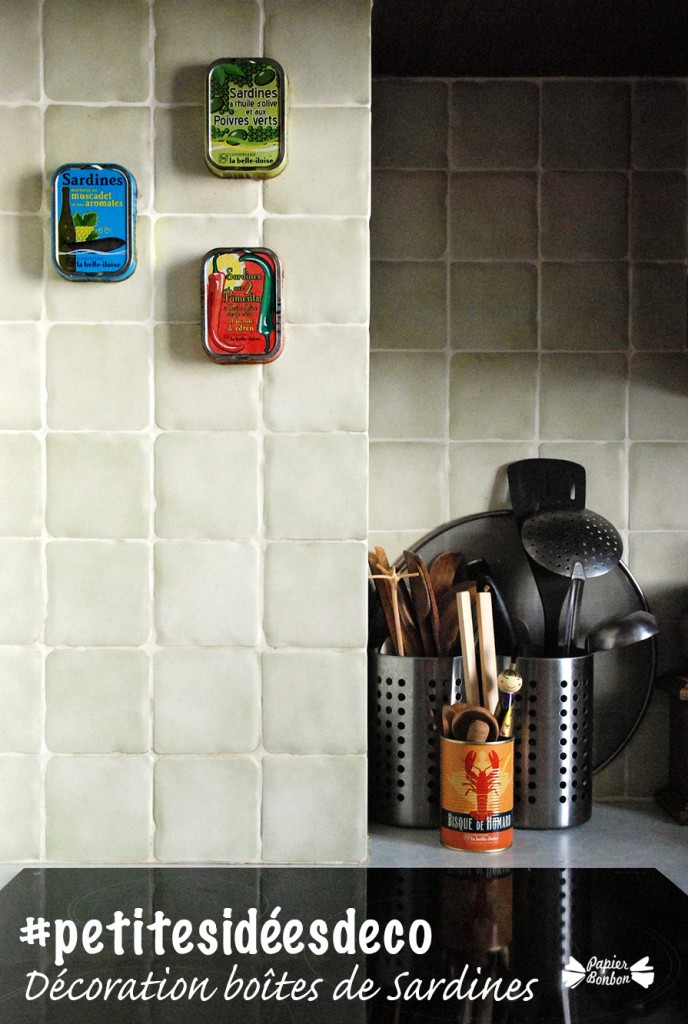 Détournement objets : idées doc boîte de sardines la Belle-iloise
