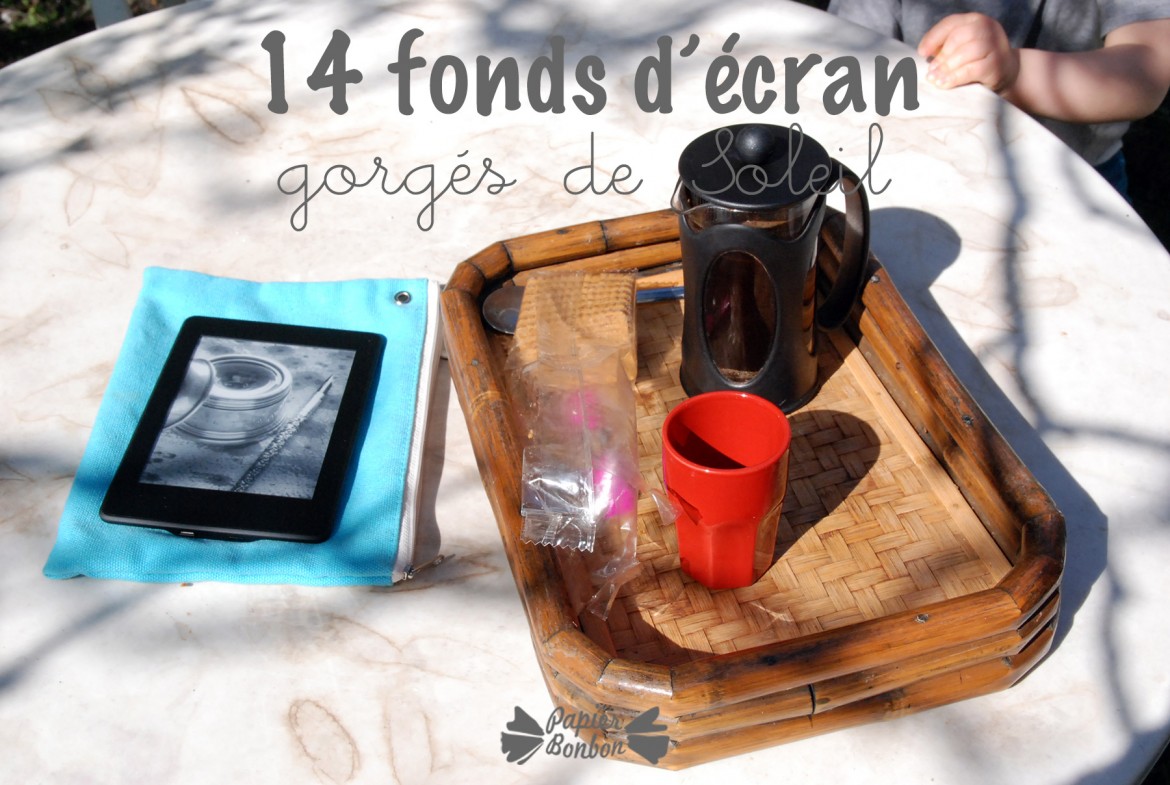 Pause café et fonds d'écran