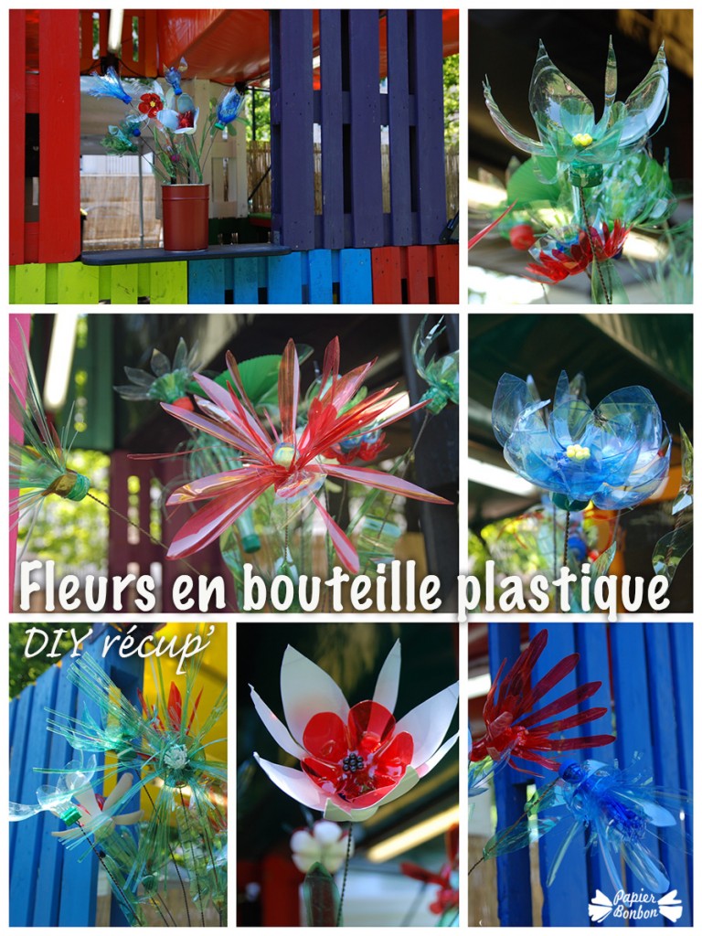 DIY Fleurs en bouteille plastique