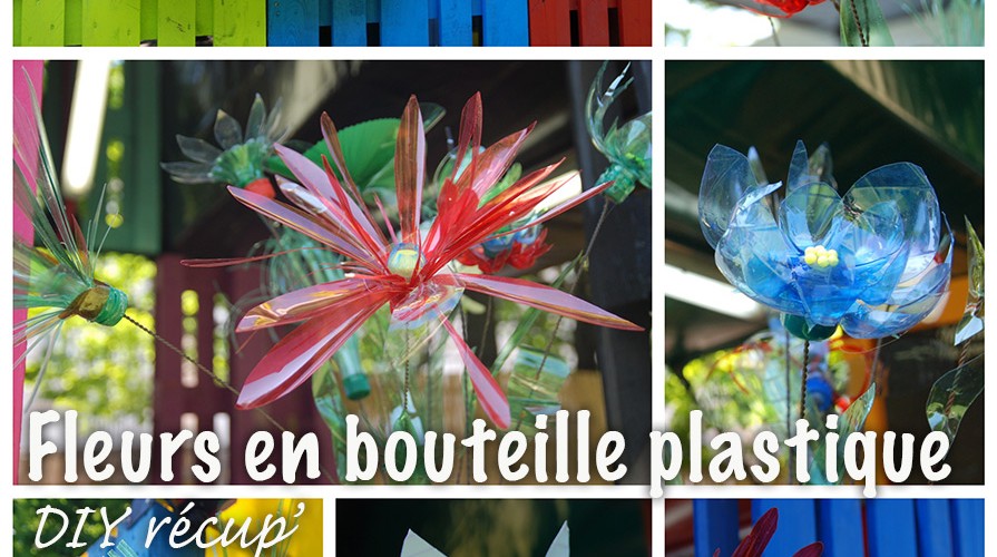 DIY Fleurs en bouteille plastique