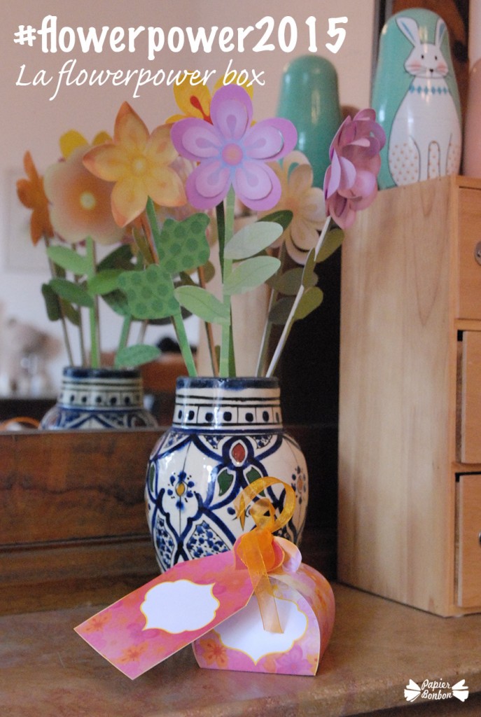 Printable gratuit la flowerpowerbox - boîte cadeau