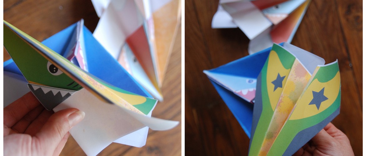Anniversaire dans le ciel : avions en papier