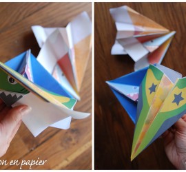 Anniversaire dans le ciel : avions en papier