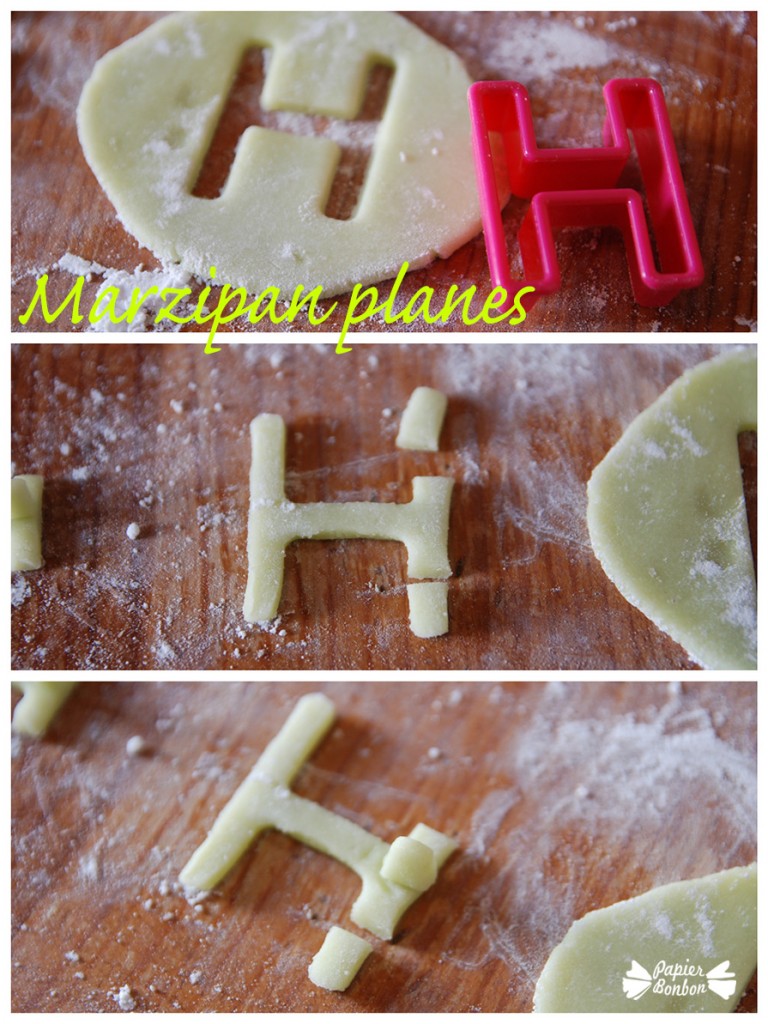 Birthday Up in the sky: marzipan planes