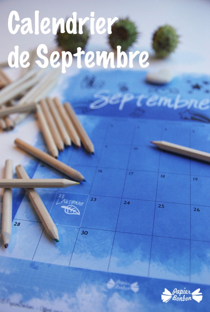 calendrier septembre à imprimer