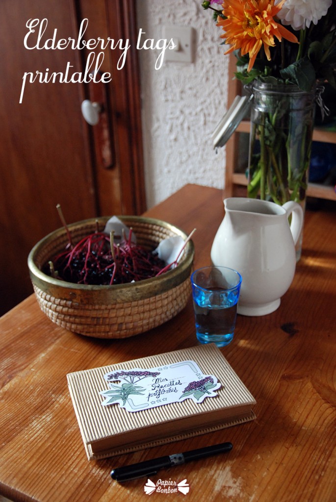 Elderberry tags printable
