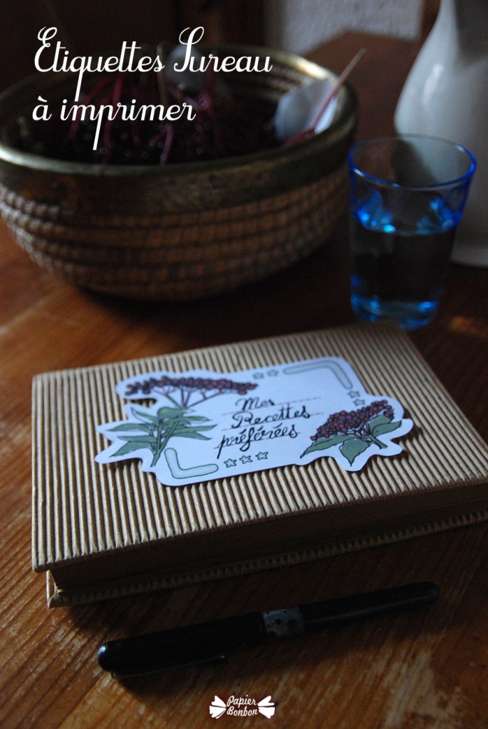 Etiquettes Sureau à imprimer