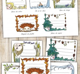 Etiquettes lutins printable