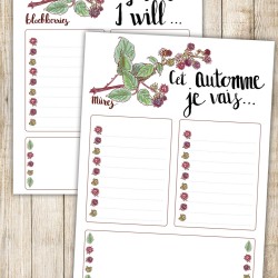 To do list printable for this Fall