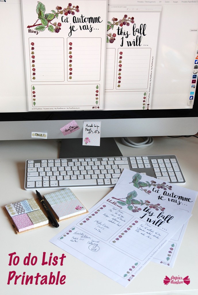 To do list printable for this Fall