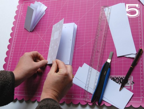 Instructions : Printable carnet à monter d'Automne