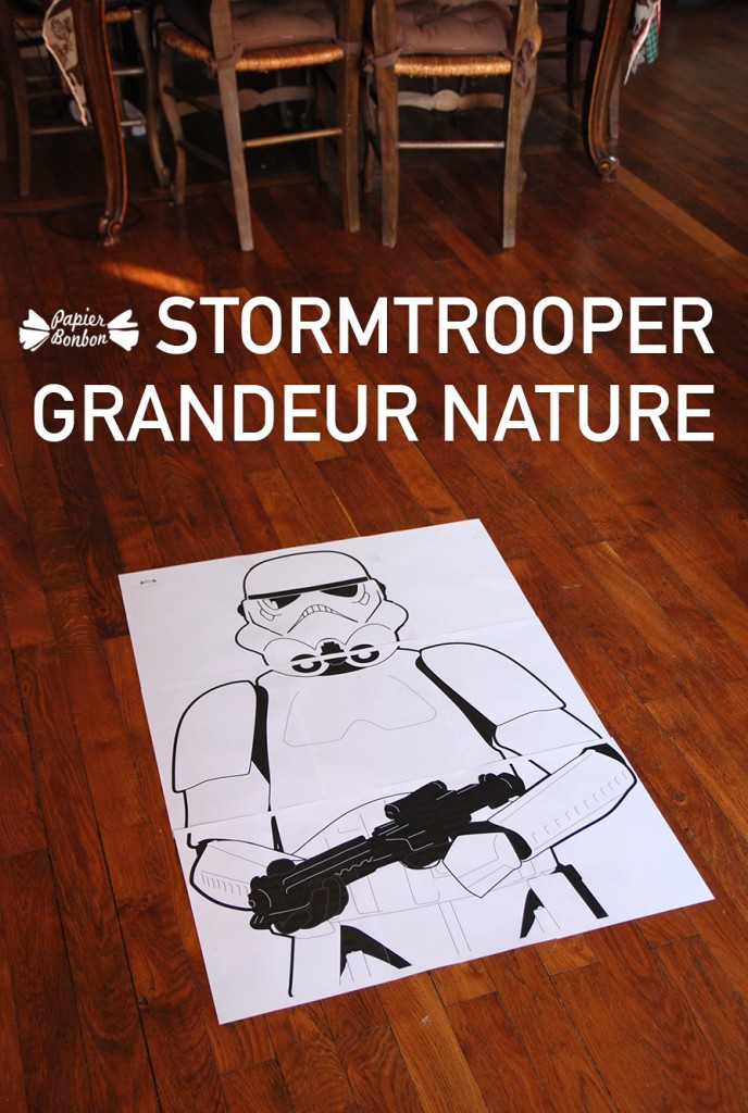 assemblage Stormtrooper Star wars grandeur nature à imprimer