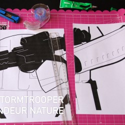 découpage Stormtrooper Star wars grandeur nature à imprimer