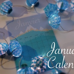 January 2016 printable calendar