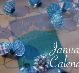 January 2016 printable calendar
