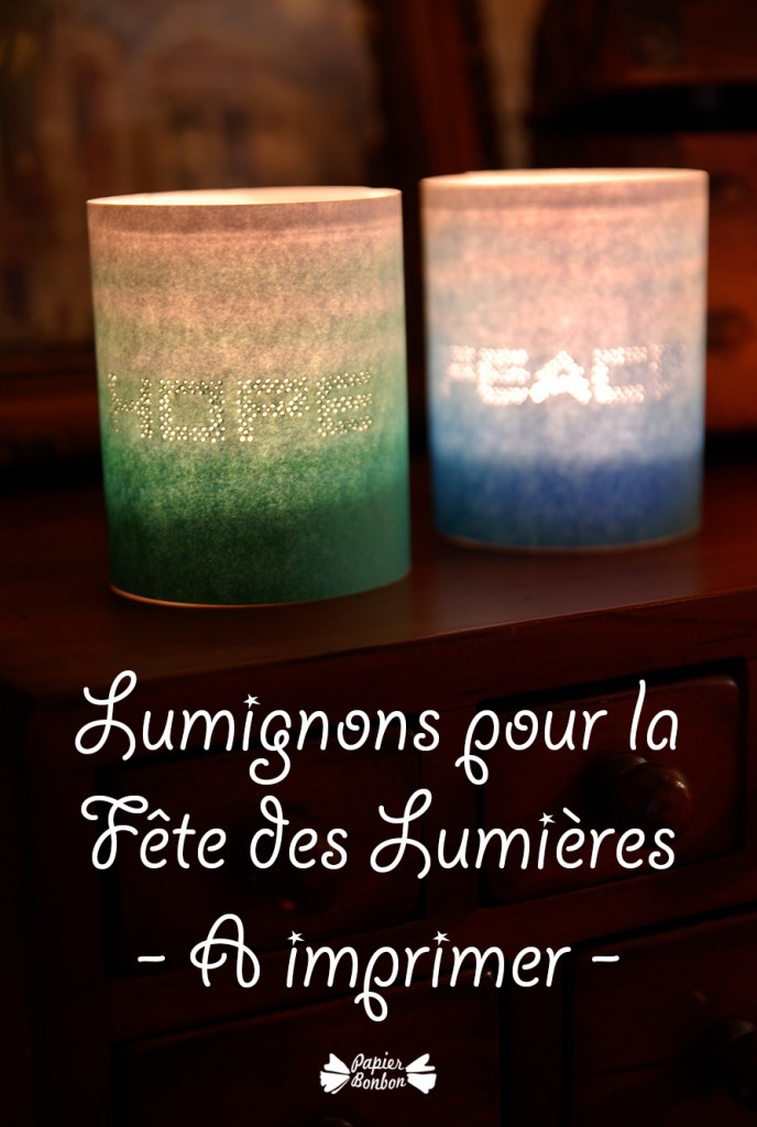 Lumignons pour la Fête des Lumières - A imprimer -