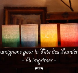 Lumignons pour la Fête des Lumières - A imprimer -