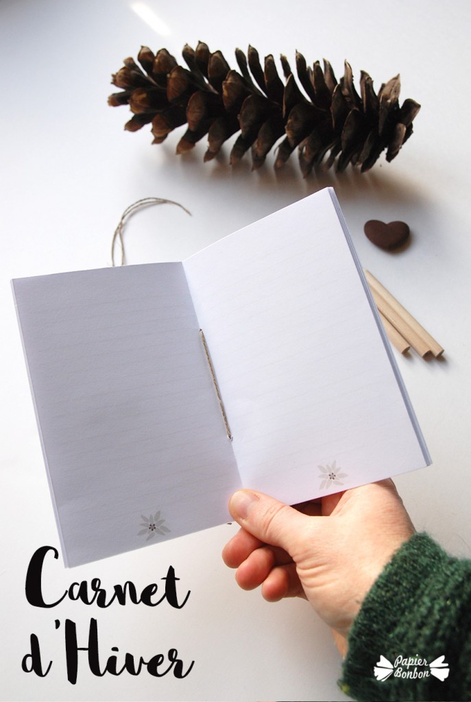Carnet hiver printable
