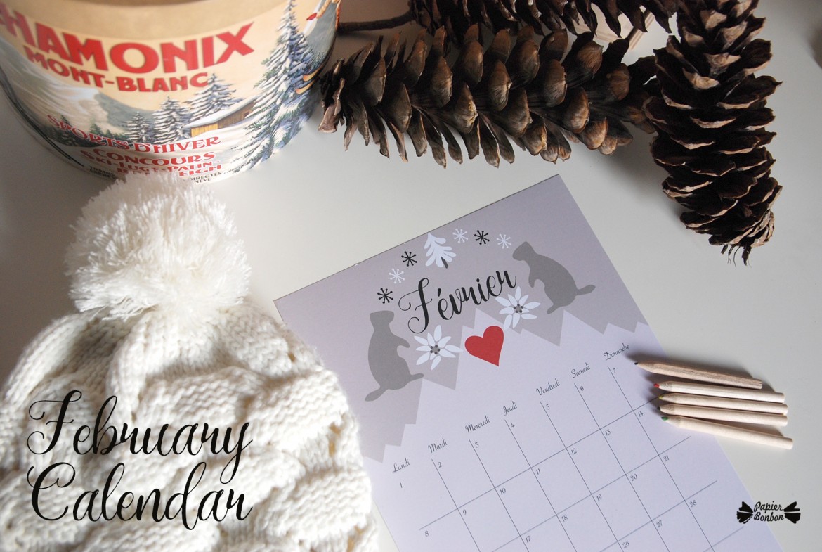 February 2016 printable calendar
