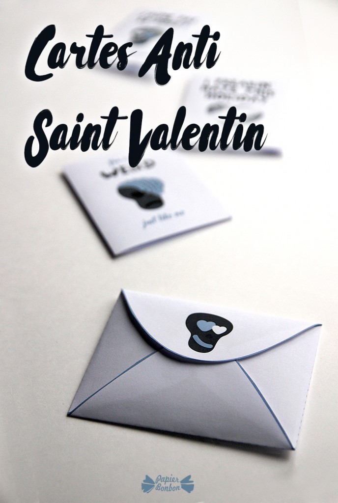 Cartes anti-Saint Valentin - Printable