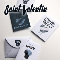 Cartes anti-Saint Valentin - Printable