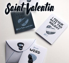 Cartes anti-Saint Valentin - Printable