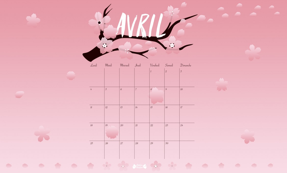 Fond d'écran pour Avril