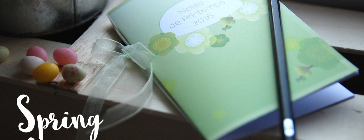 Spring notepad printable