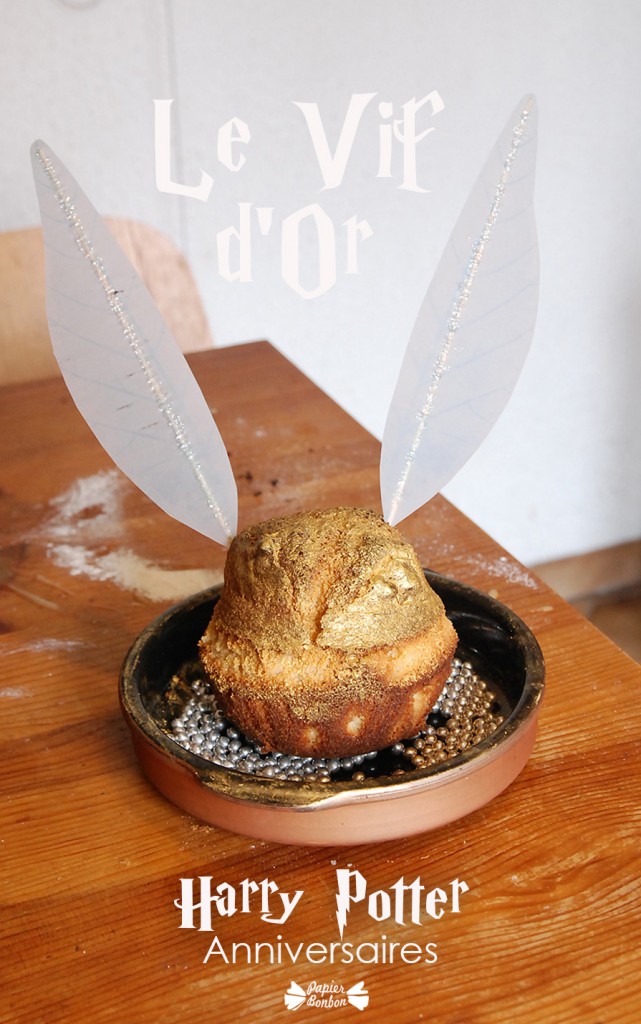 le gâteau Vif d'or Harry Potter