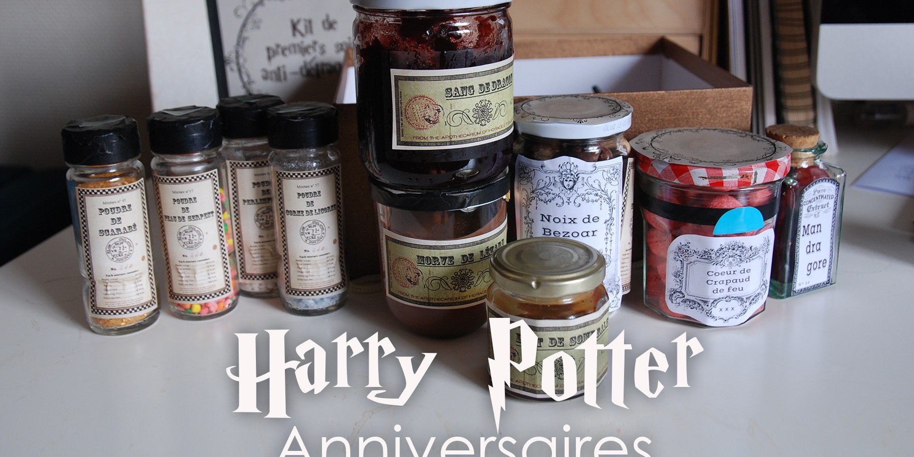 Grand pack de décoration d'anniversaire Harry Potter