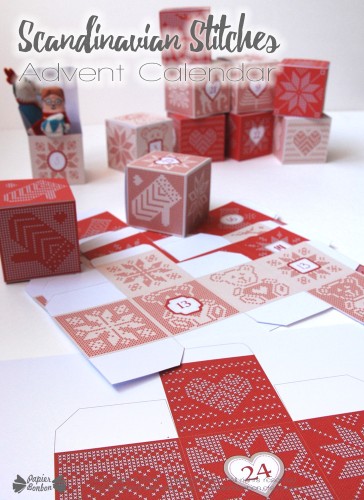 Calendrier de l'Avent - Broderies Scandinaves