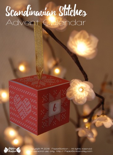Calendrier de l'Avent - Broderies Scandinaves