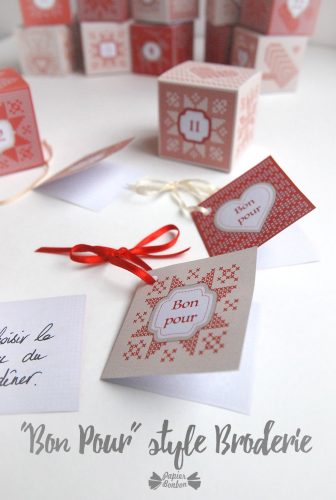 Printable gratuit "Bon Pour" : remplir vos calendrier de l'Avent