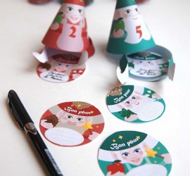 Printable gnomes gift voucher for Advent Calendar