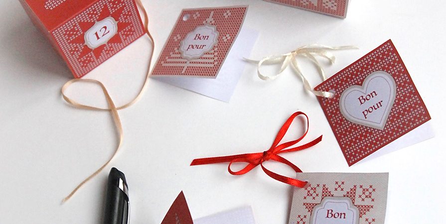 Printable gift Voucher for Advent Calendar