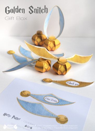 Golden Snitch Gift Box - Boîte Cadeau Vif Or Harry Potter