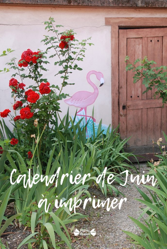 calendrier à imprimer juin17