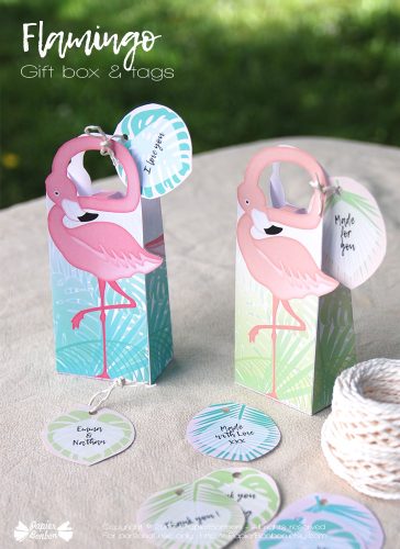 Boîte flamand Rose / Flamingo gift-box