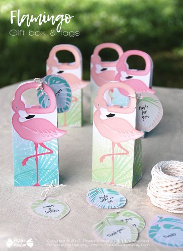 Boîte flamand Rose / Flamingo gift-box