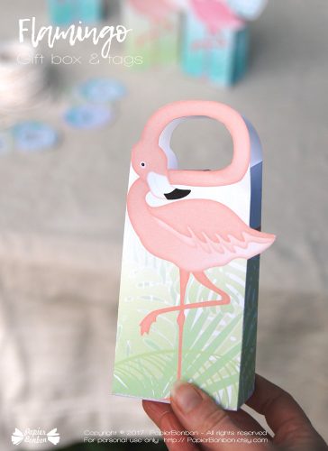 Boîte flamand Rose / Flamingo gift-box