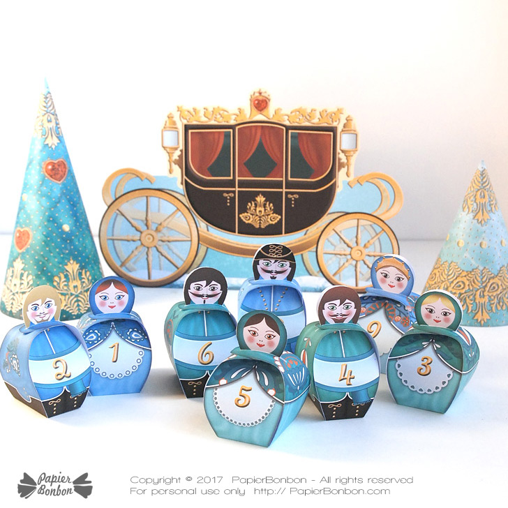 Matryoshka Advent Calendar - Papier Bonbon