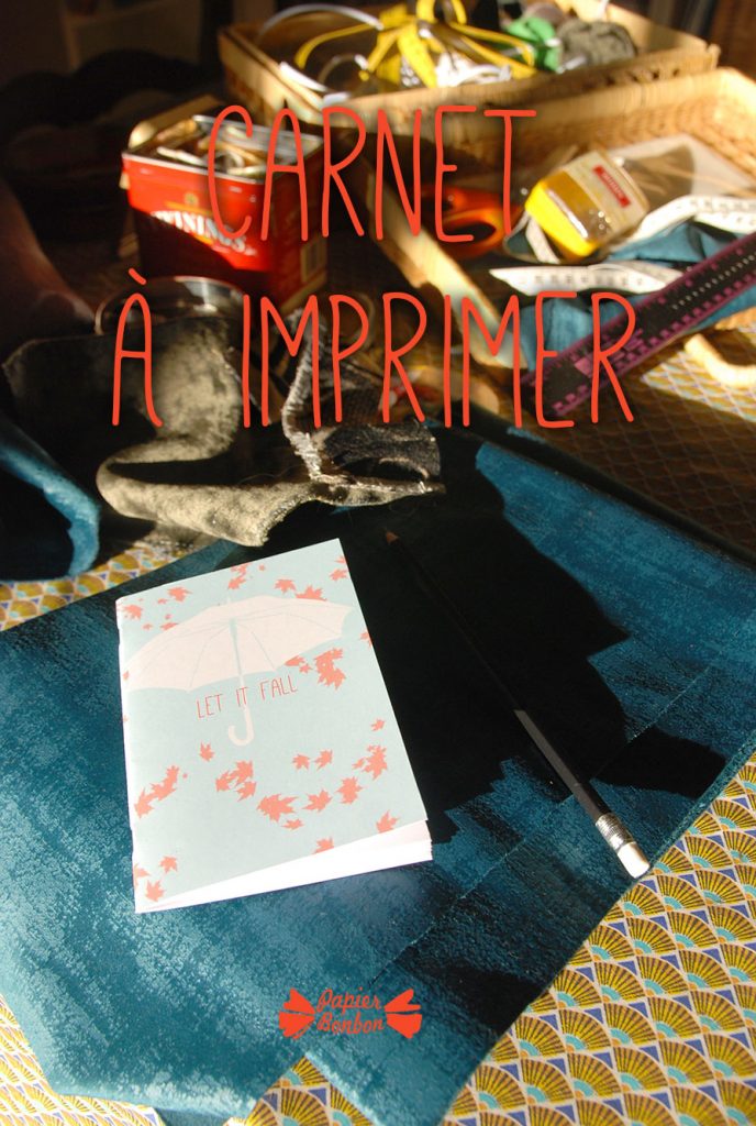 DIY Carnet d'automne pdf gratuit à imprimer