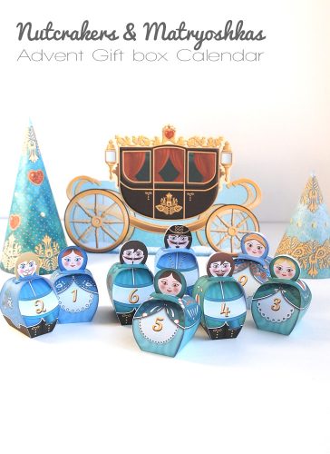 Matryoshka Advent Calendar - Calendrier Poupées russes