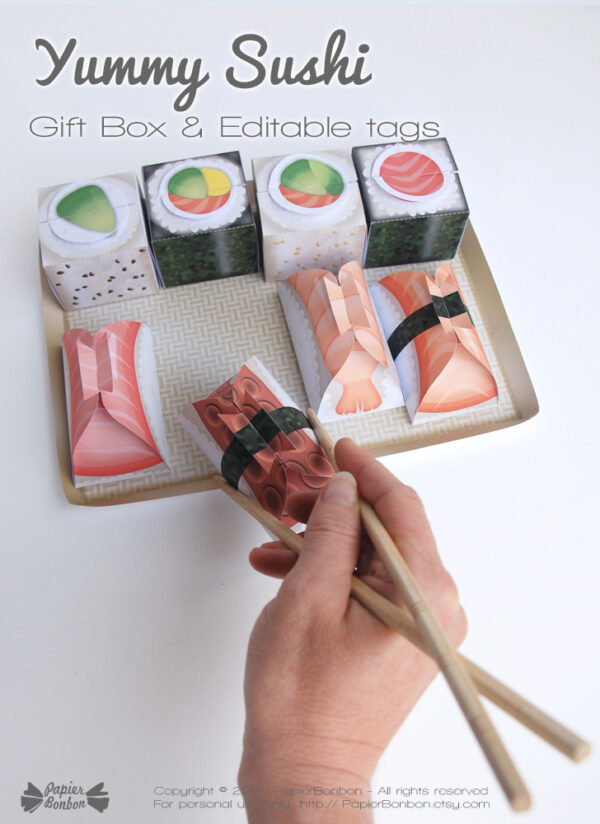 Boîte cadeau sushi / sushi gift box